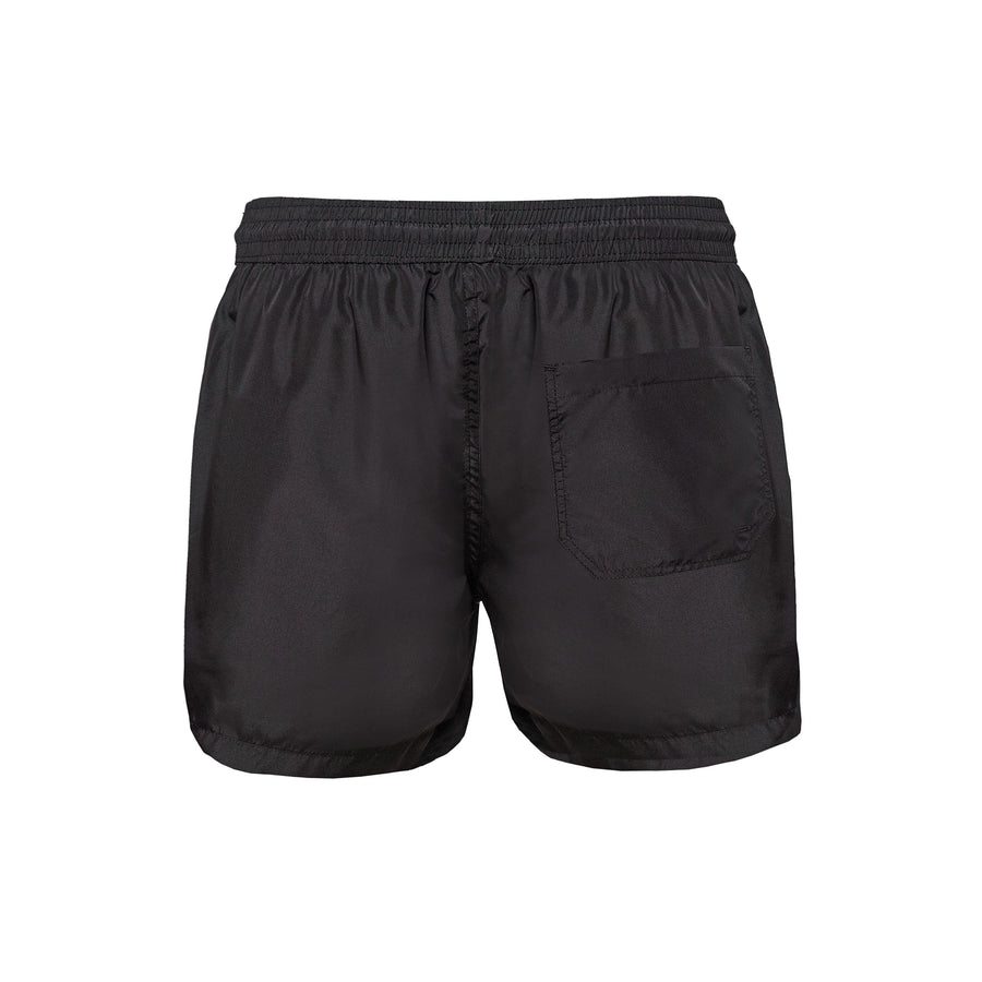 Paolo Pecora Costume da Bagno Boxer Tinta Unita Nero In Saldo