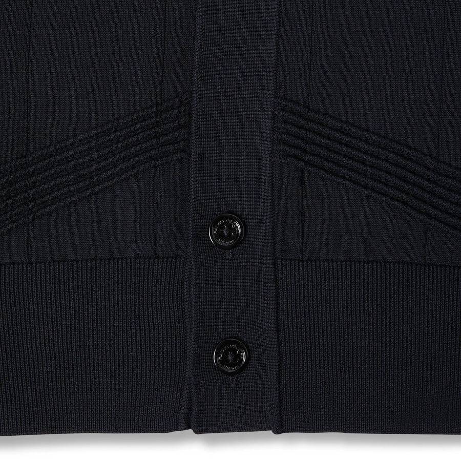 Paolo Pecora Maglia in Cotone Crepe Extrafine - Nero Spedizione Gratuita