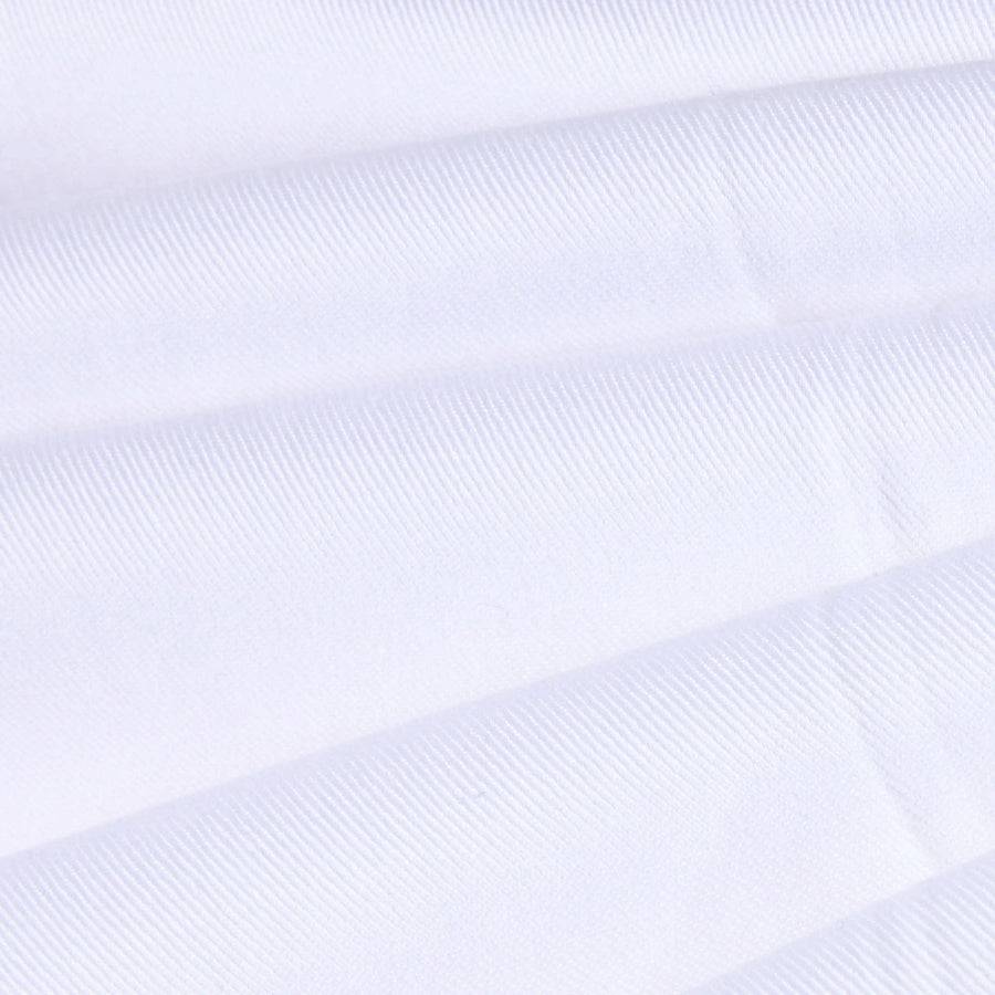 Paolo Pecora Chino Sartoriale in Gabardina di Cotone - Bianco Vendita Calda