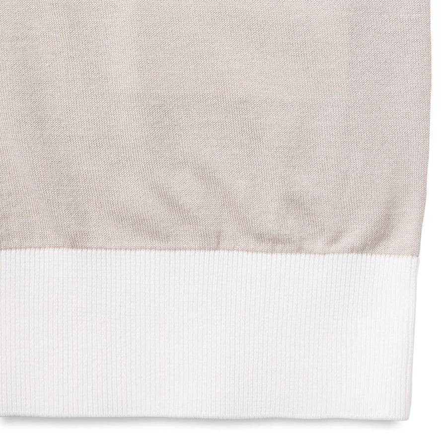 Paolo Pecora Maglia in Seta Cotone Extrafine - Eleganza Sabbia Prezzo Ridotto