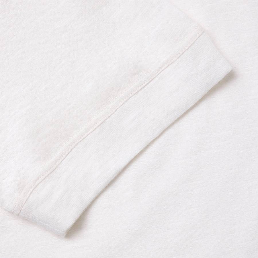 Paolo Pecora T-shirt Jersey Cotone Lino - Bianca Economico