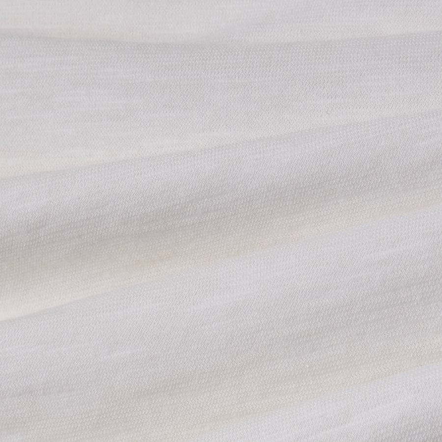 Paolo Pecora T-shirt Jersey Cotone Lino - Bianca Economico