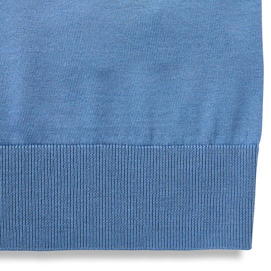 Paolo Pecora Polo in Seta Cotone Extrafine - Azzurro Polvere Online