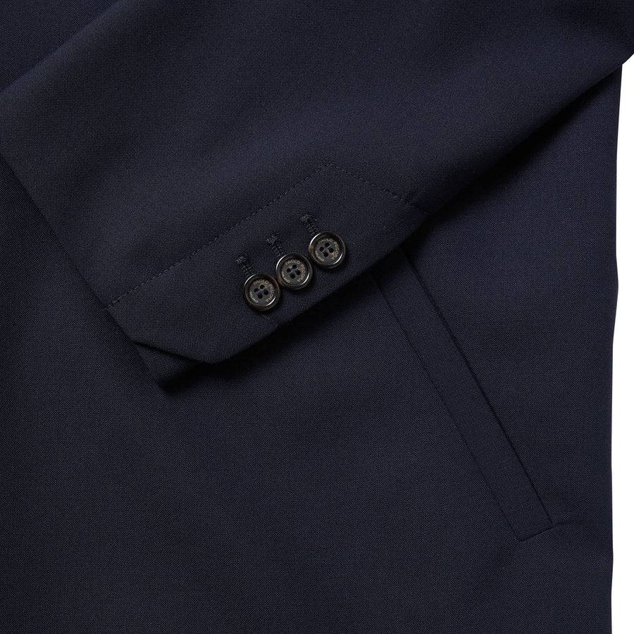 Paolo Pecora Giacca in Fresco Lana - Blu Navy Outlet