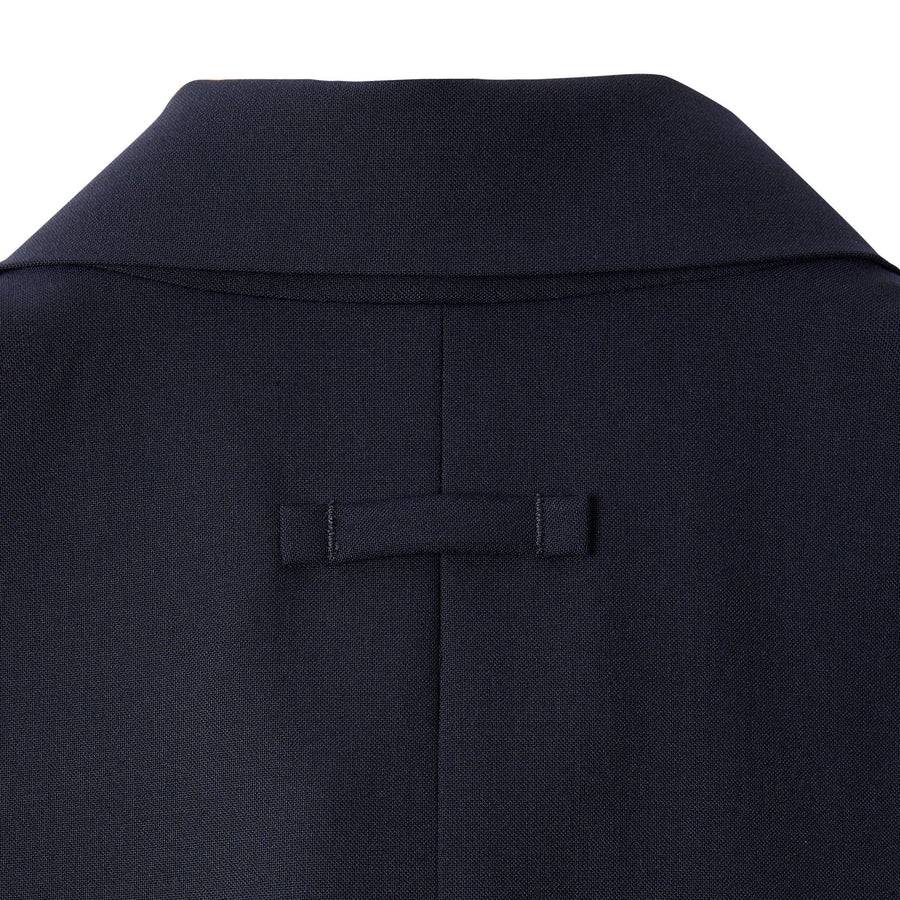 Paolo Pecora Giacca in Fresco Lana - Blu Navy Outlet