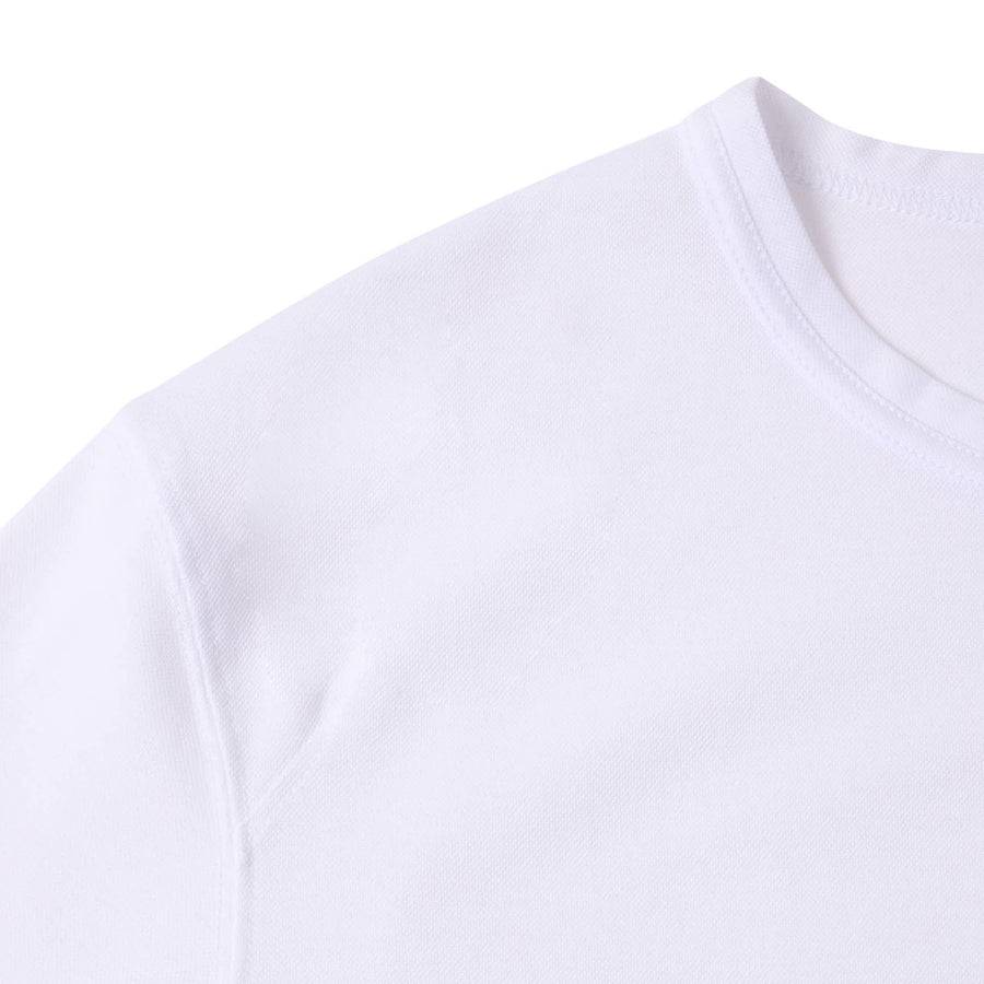 Paolo Pecora T-Shirt in Piquet Extrafine - Bianca In Vendita