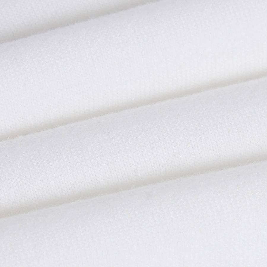 Paolo Pecora Maglia in Cotone Extrafine - Bianco Latte/Navy Offerte