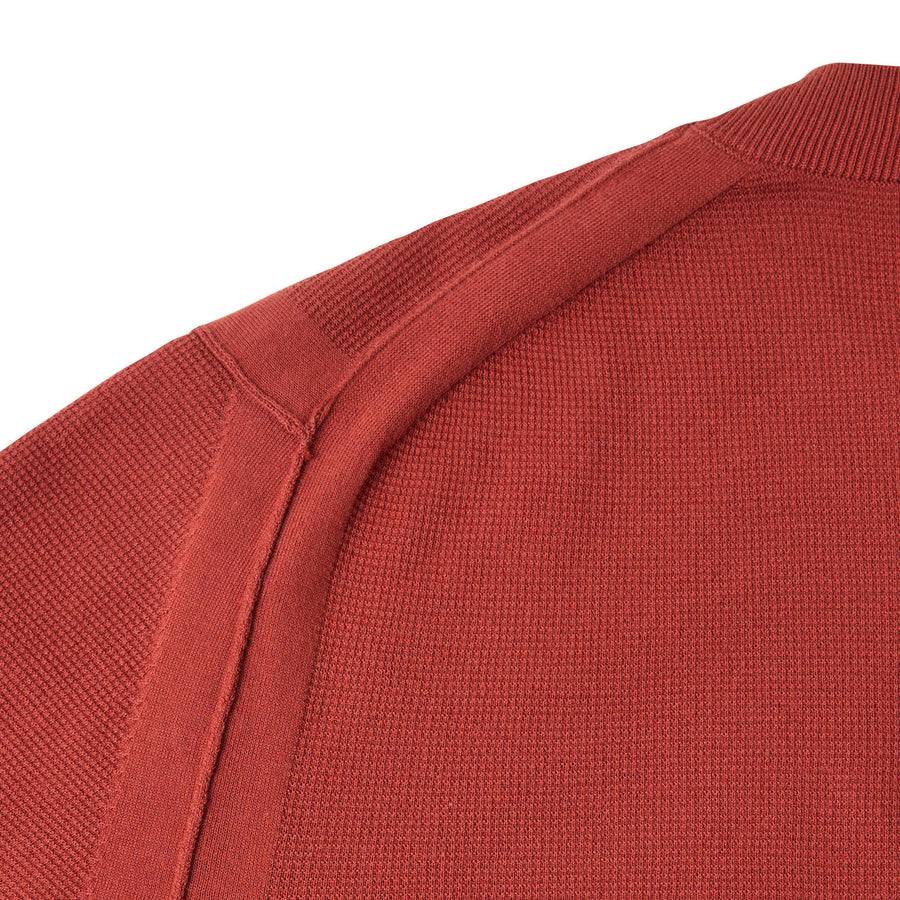 Paolo Pecora Maglia Puro Cotone Extrafine - Rosso Granata Saldi Di Fabbrica