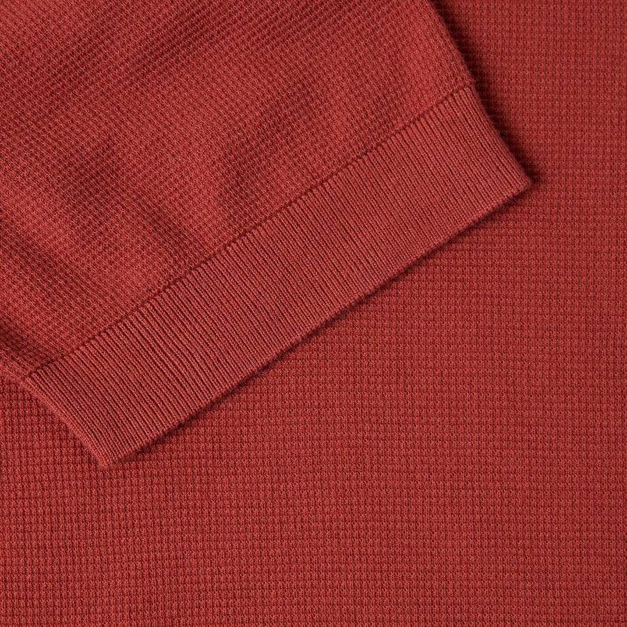 Paolo Pecora Maglia Puro Cotone Extrafine - Rosso Granata Saldi Di Fabbrica