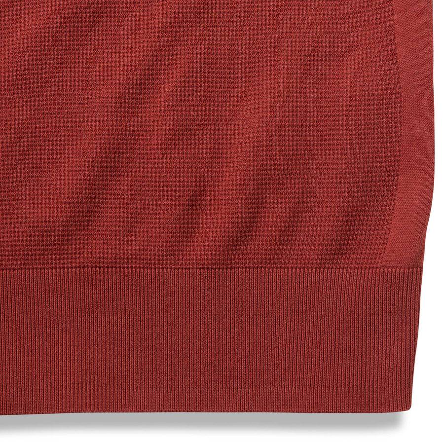 Paolo Pecora Maglia Puro Cotone Extrafine - Rosso Granata Saldi Di Fabbrica