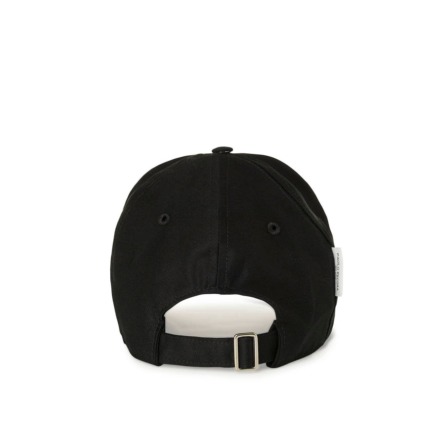 Paolo Pecora Cappellino di Cotone Nero "Vibes" by Pietro Terzini In Saldo