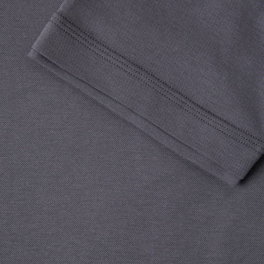 Paolo Pecora Polo in Piquet Extrafine - Grigio Antracite 2025