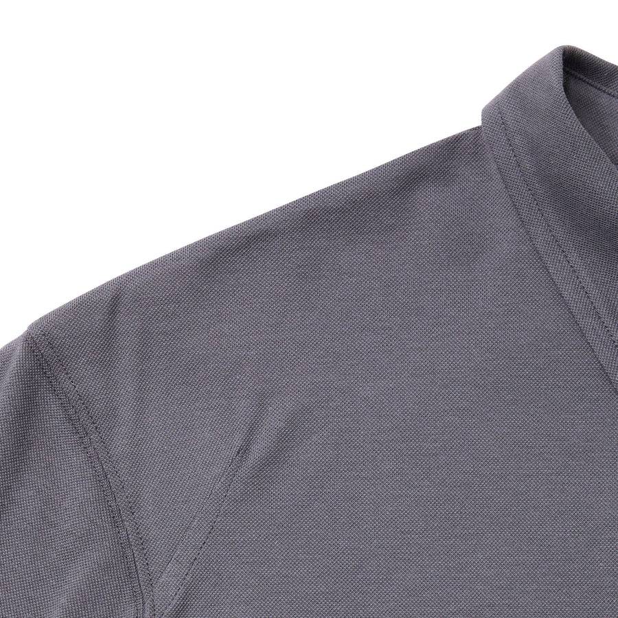 Paolo Pecora Polo in Piquet Extrafine - Grigio Antracite 2025