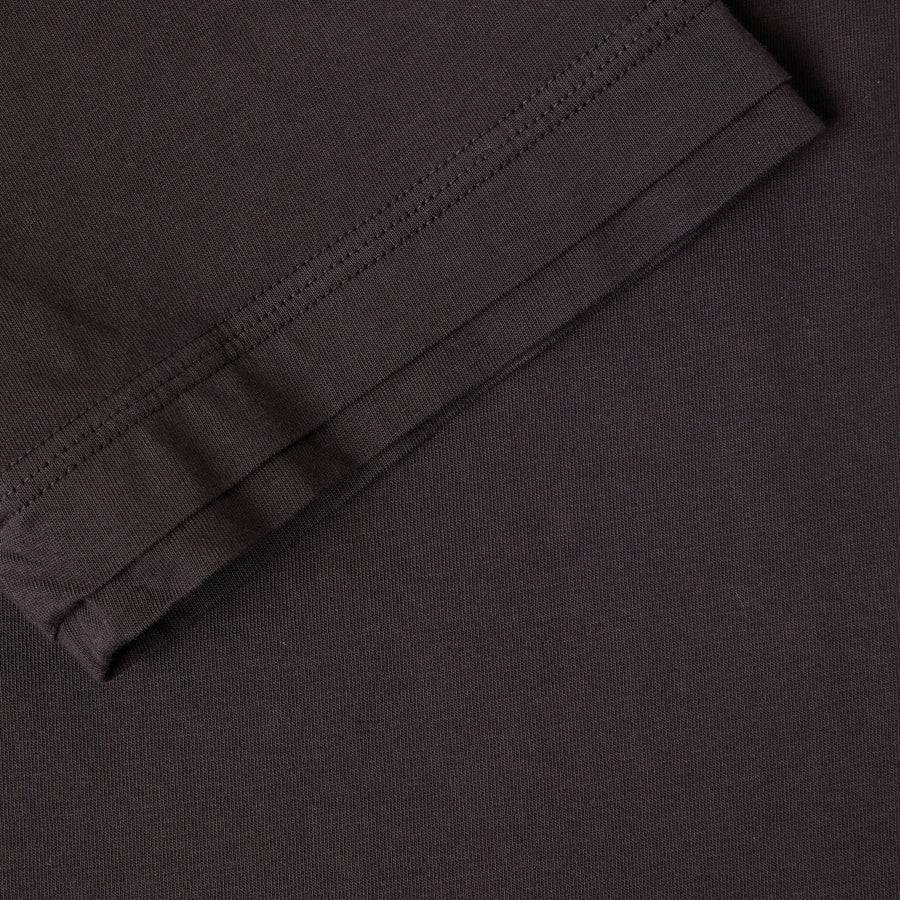 Paolo Pecora T-Shirt in Jersey Puro Cotone - Ebano In Linea