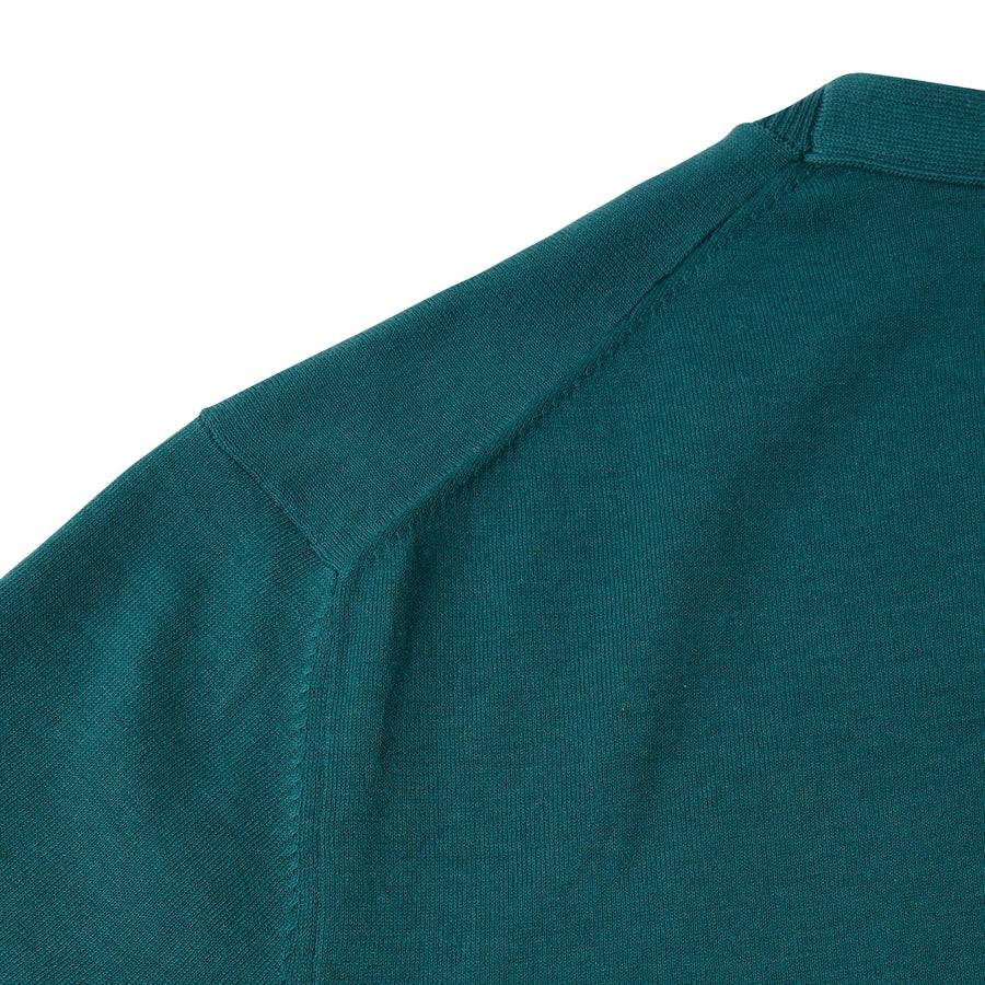 Paolo Pecora Maglia Puro Cotone Extrafine - Verde Promozione