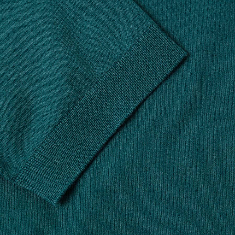 Paolo Pecora Maglia Puro Cotone Extrafine - Verde Promozione