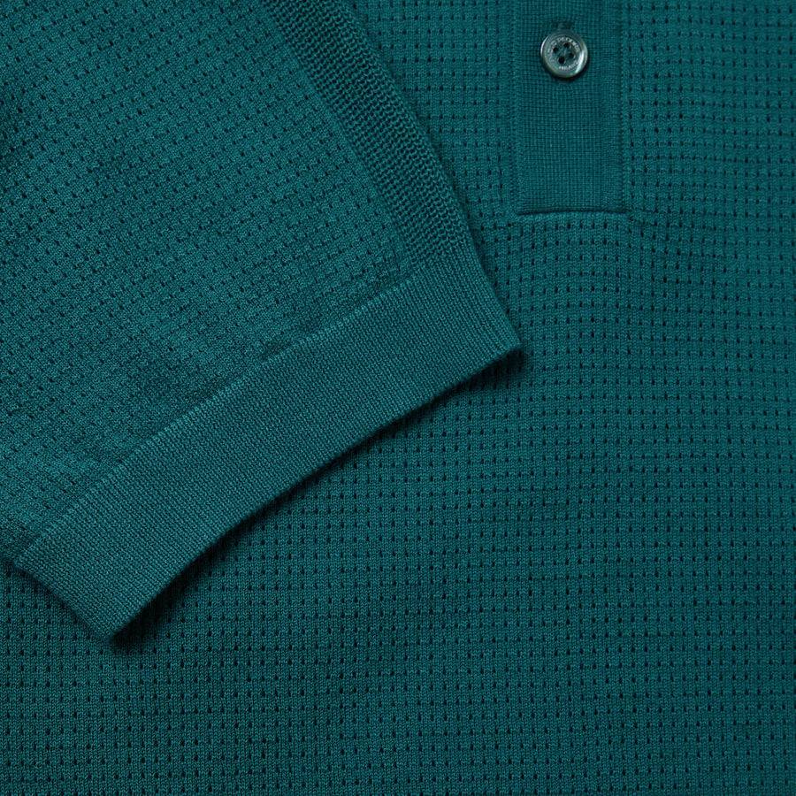 Paolo Pecora Maglia in Cotone Crepe Extrafine - Verde Malachite Spedizione Gratuita