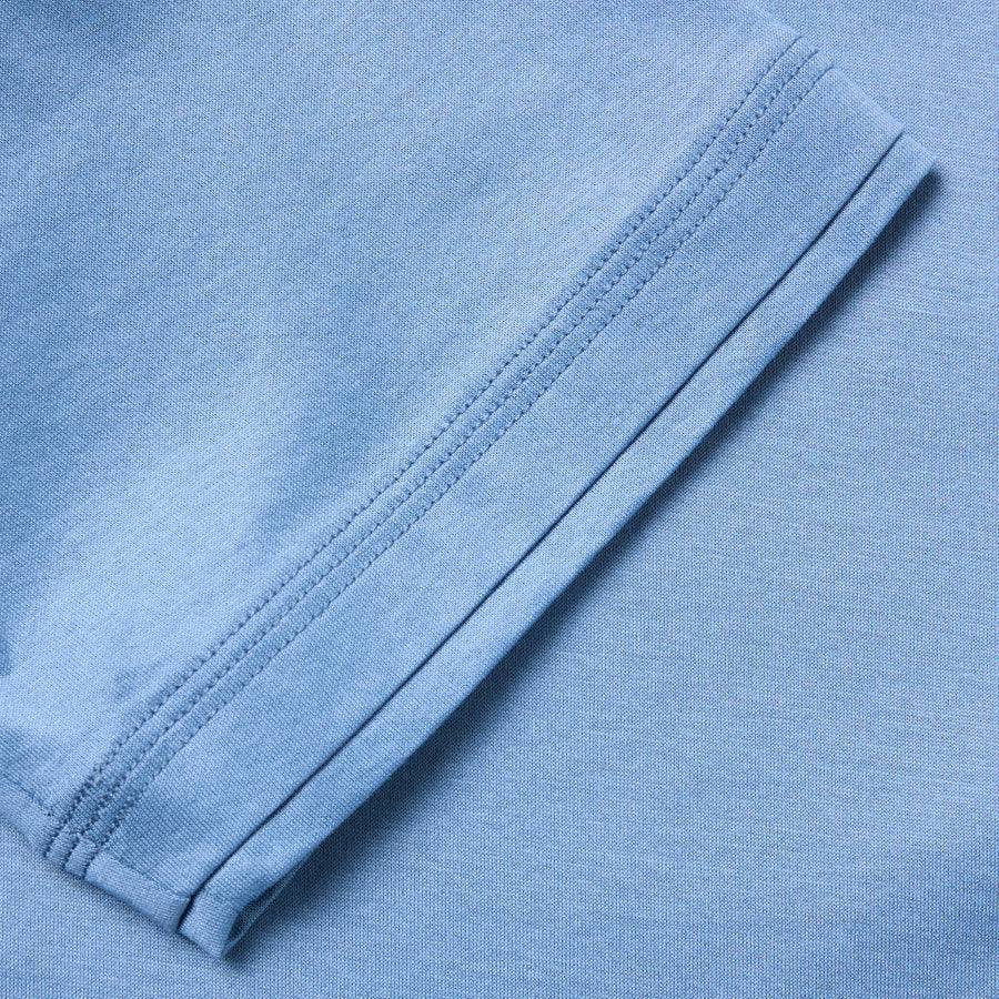 Paolo Pecora Polo Manica Corta in Seta Cotone Extrafine - Azzurro Polvere Soddisfazione Garantita
