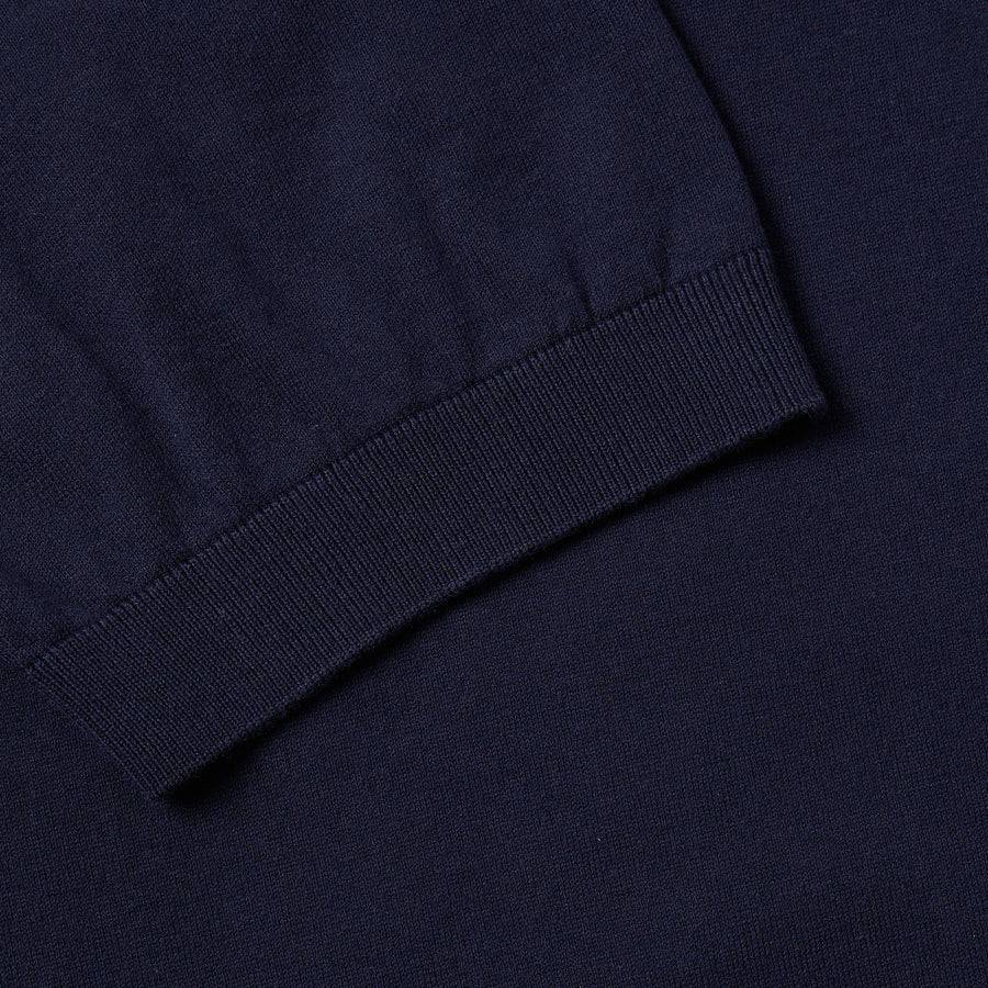 Paolo Pecora Polo Manica Corta in Cotone Extrafine - Blu Navy Acquista Ora