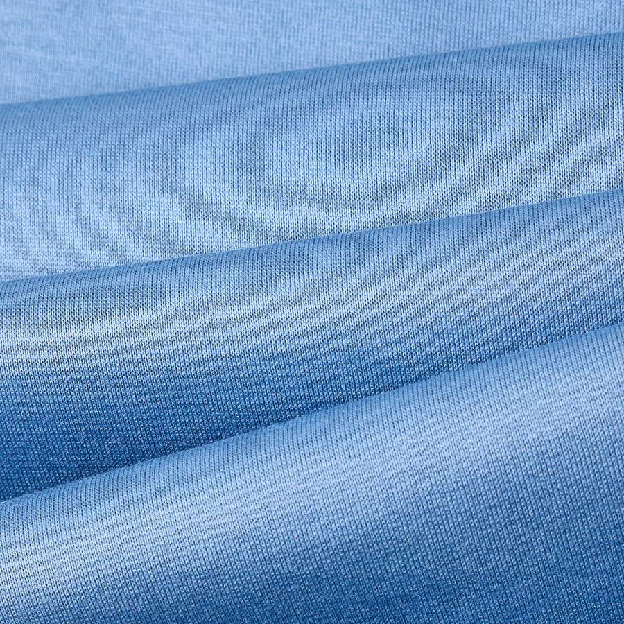 Paolo Pecora T-Shirt in Jersey Lucido - Azzurro Polvere Promozione Limitata