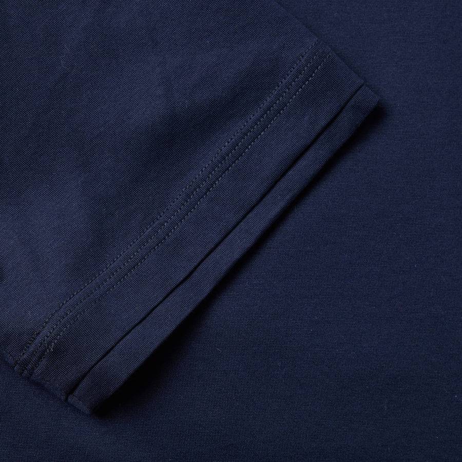 Paolo Pecora T-Shirt in Jersey Lucido - Blu Navy Shopping Online