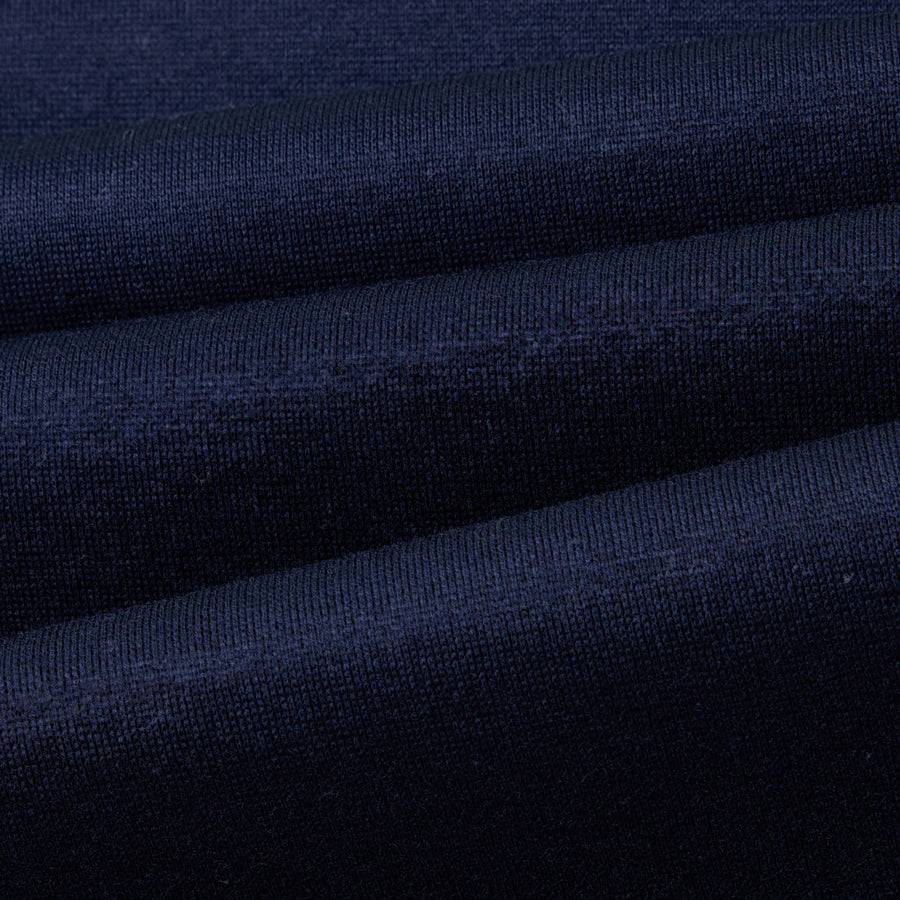 Paolo Pecora T-Shirt in Jersey Lucido - Blu Navy Shopping Online