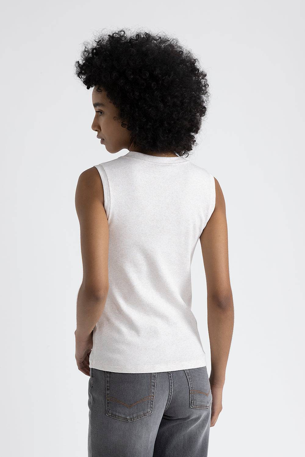 Peserico Top in jersey stretch con Punto Luce Sconti VIP