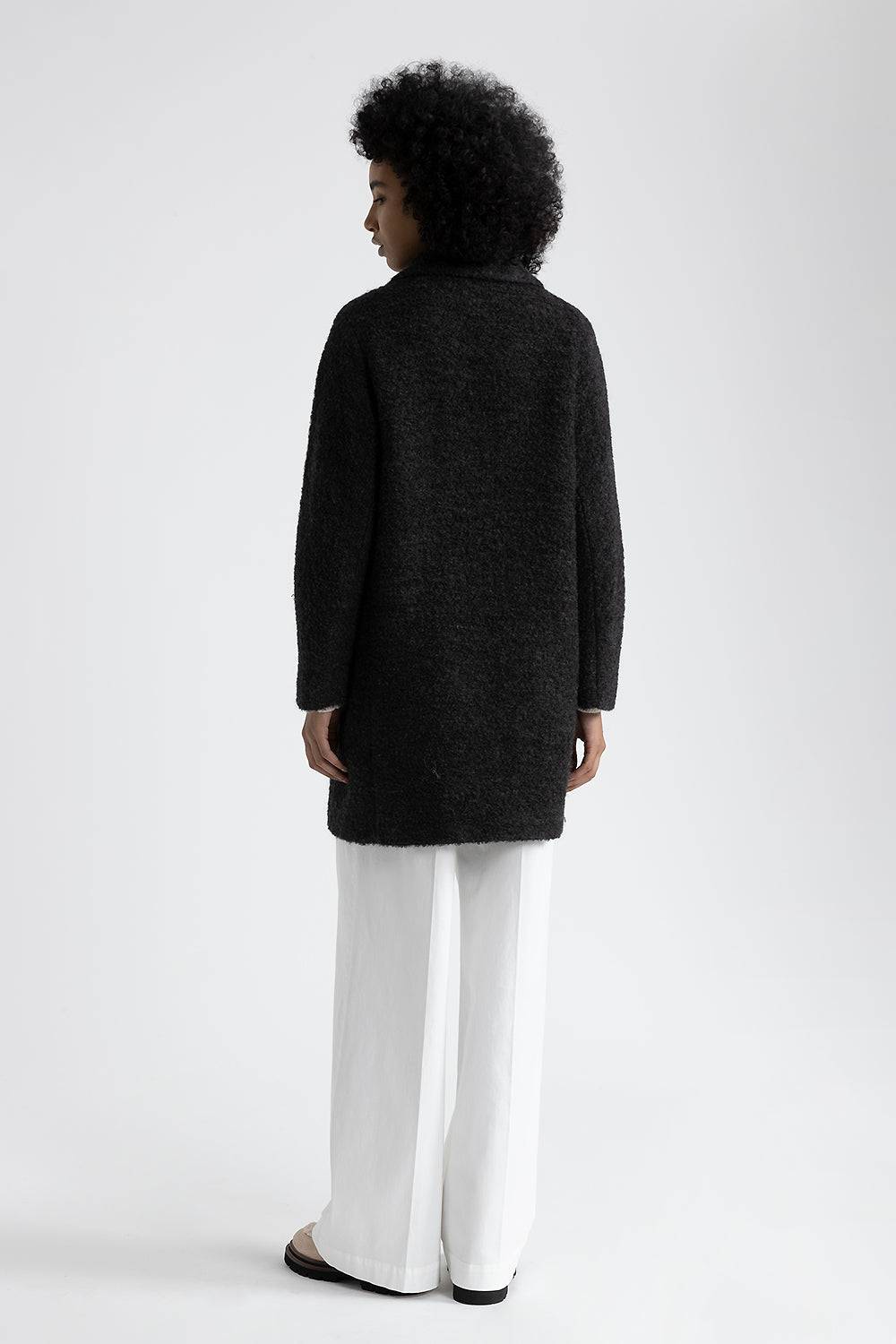 Peserico Cappotto in panno bouclè di lana e alpaca Sconto