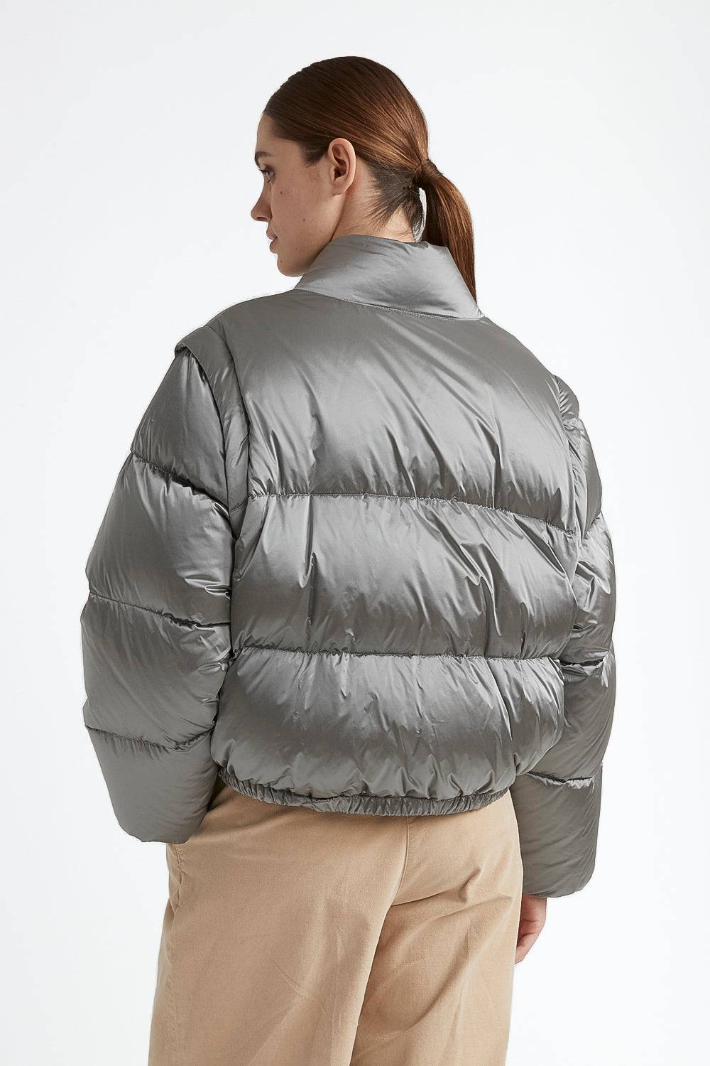 Peserico Piumino in twill di nylon cangiante water repellent Outlet