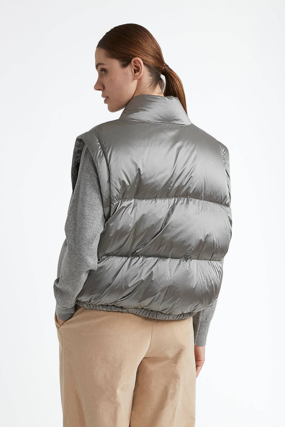 Peserico Piumino in twill di nylon cangiante water repellent Outlet