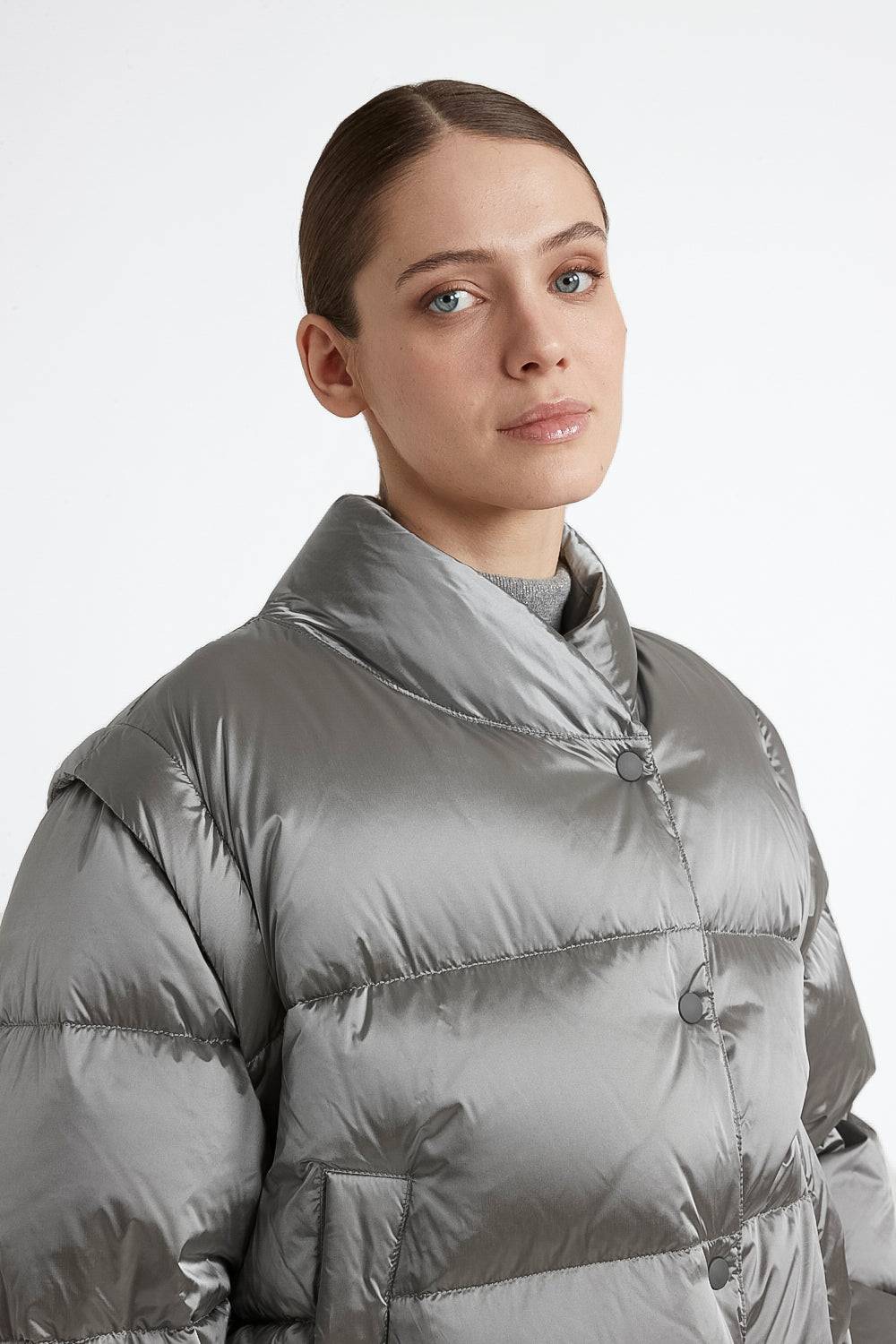 Peserico Piumino in twill di nylon cangiante water repellent Outlet