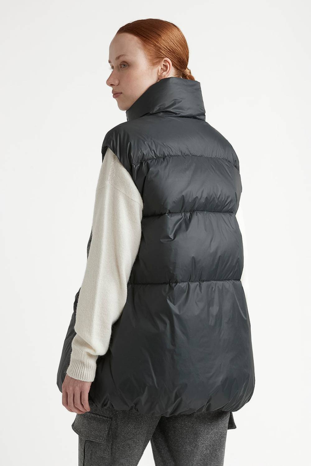 Peserico Gilet a palloncino in piuma d'oca e nylon ultraleggero Saldi