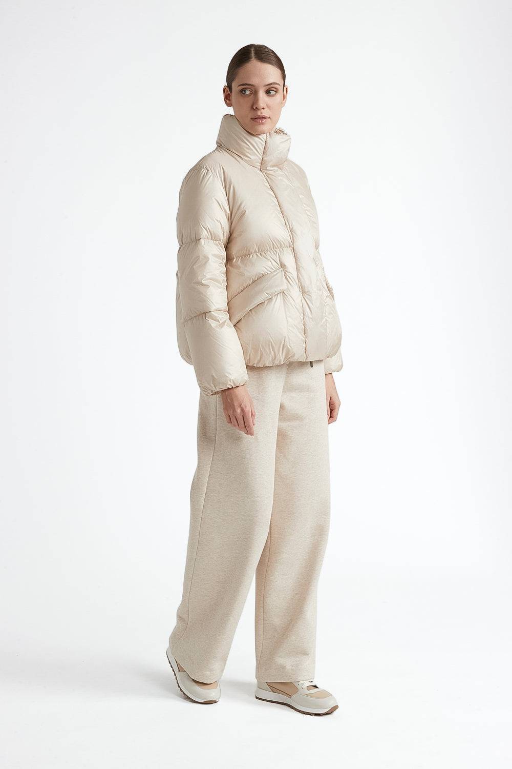 Peserico Piumino d'oca corto in nylon ultraleggero Offerte