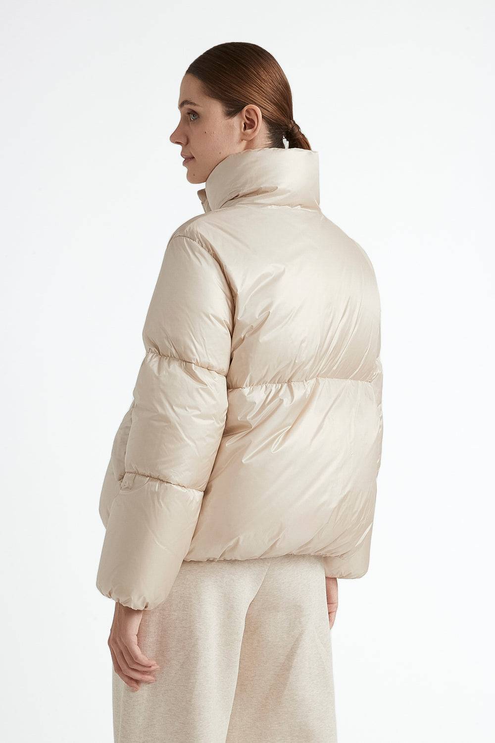 Peserico Piumino d'oca corto in nylon ultraleggero Offerte