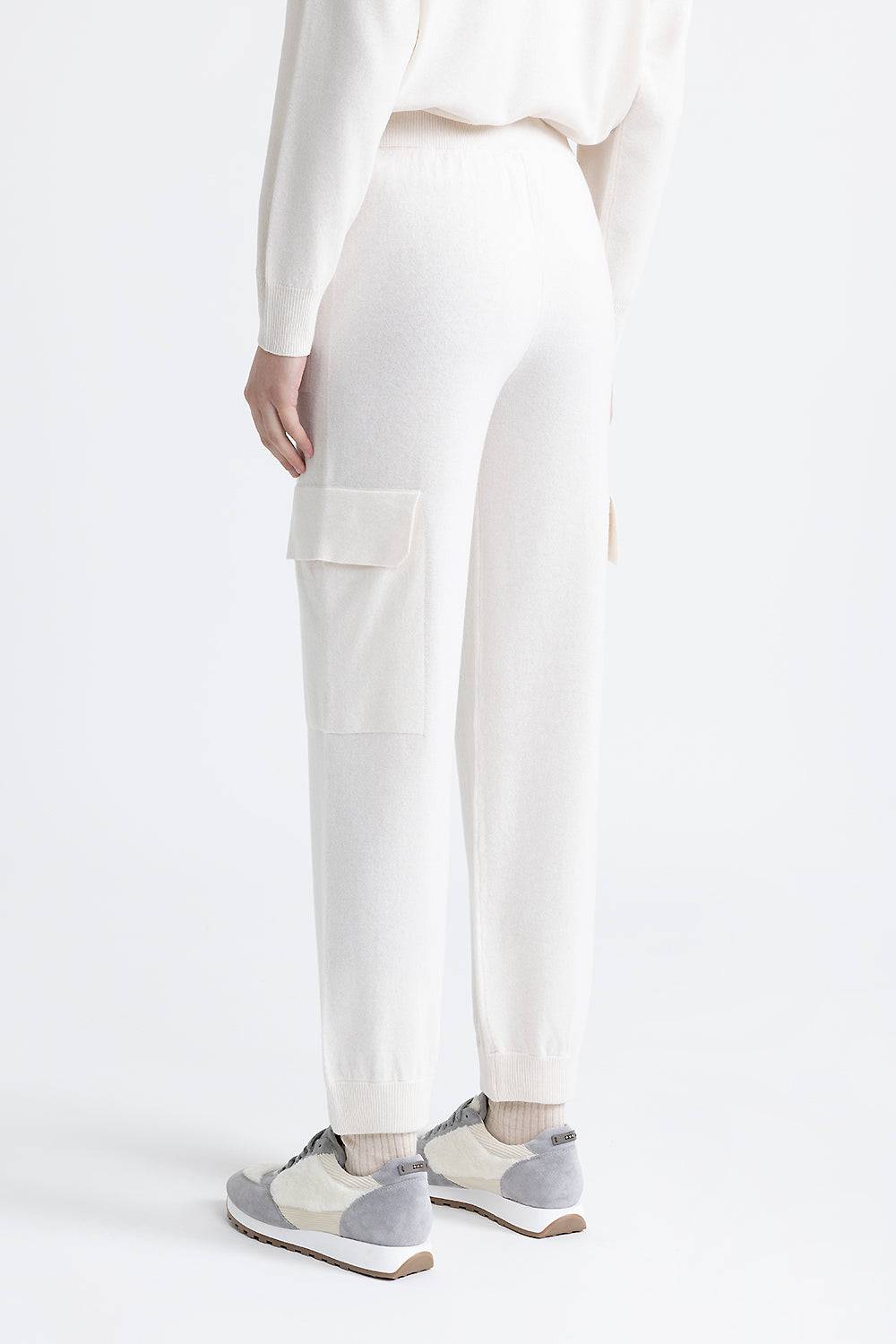 Peserico Pantalone baggy cargo in lana, seta e cashmere Comprare a buon mercato