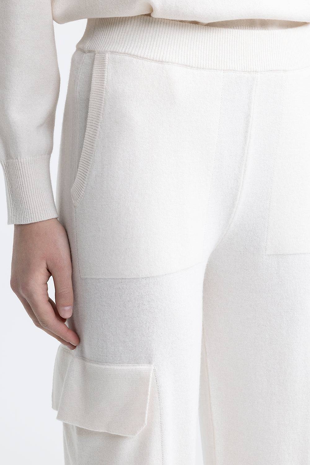 Peserico Pantalone baggy cargo in lana, seta e cashmere Comprare a buon mercato
