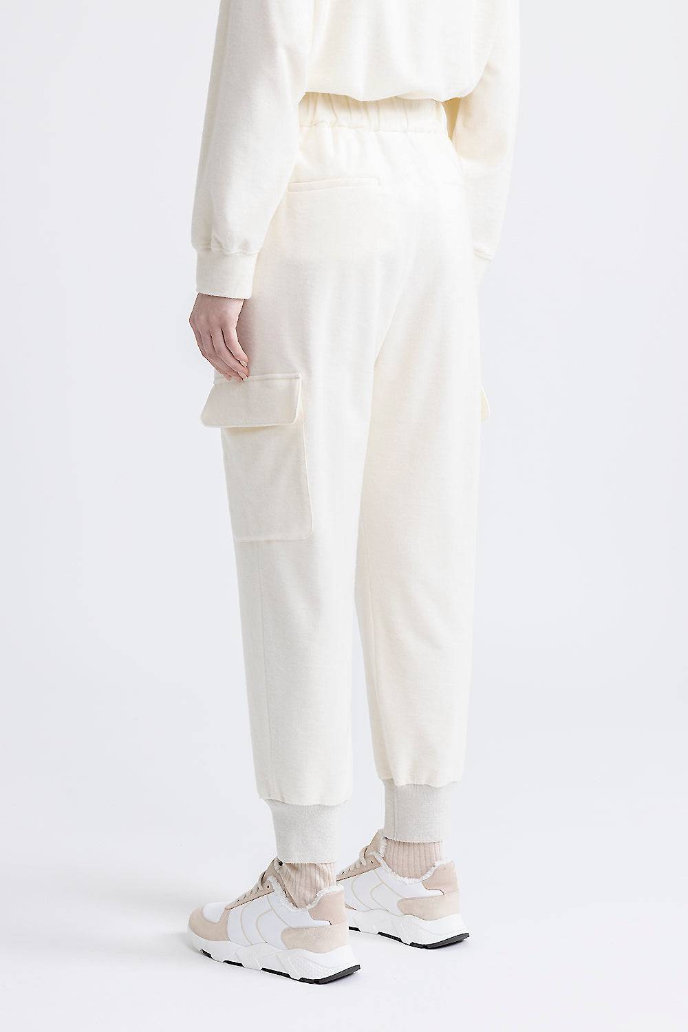 Peserico Pantalone jogger cargo in jersey di cotone Grande vendita