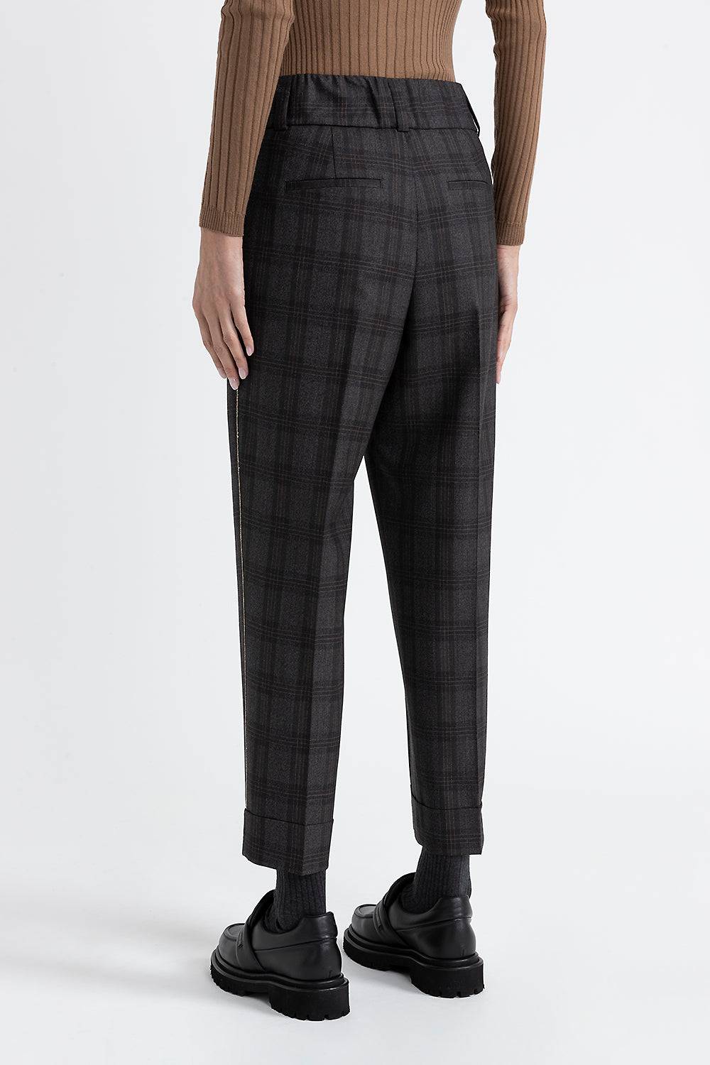 Peserico Pantalone a sigaretta in pura lana Vendite stagionali