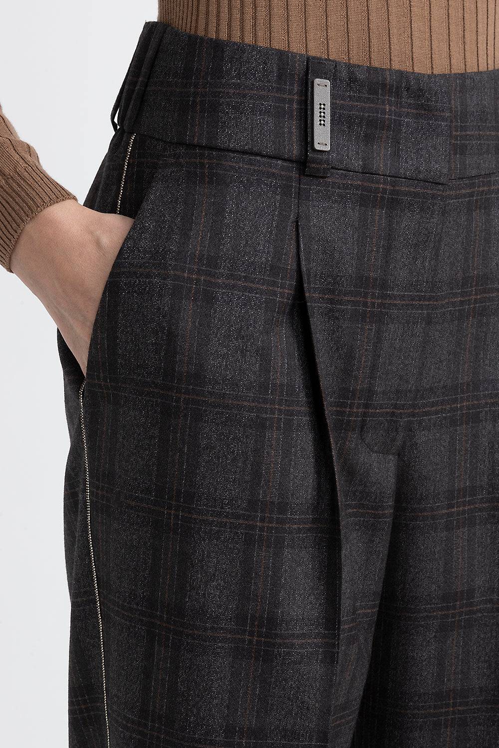 Peserico Pantalone a sigaretta in pura lana Vendite stagionali
