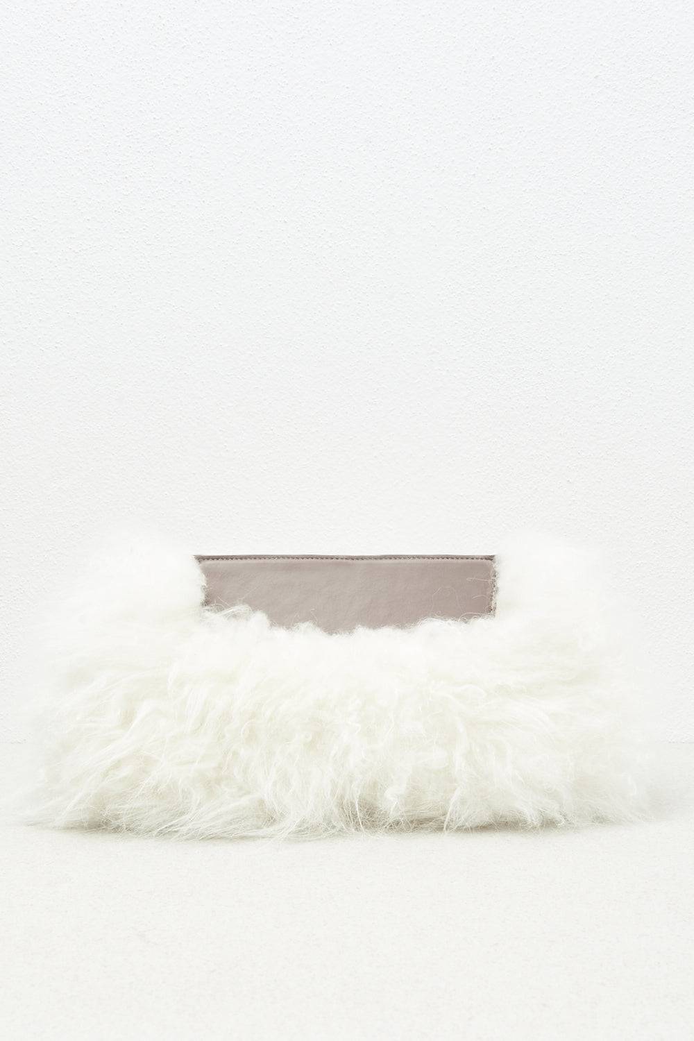 Peserico Pochette in vera pelliccia e vera pelle Online Outlet