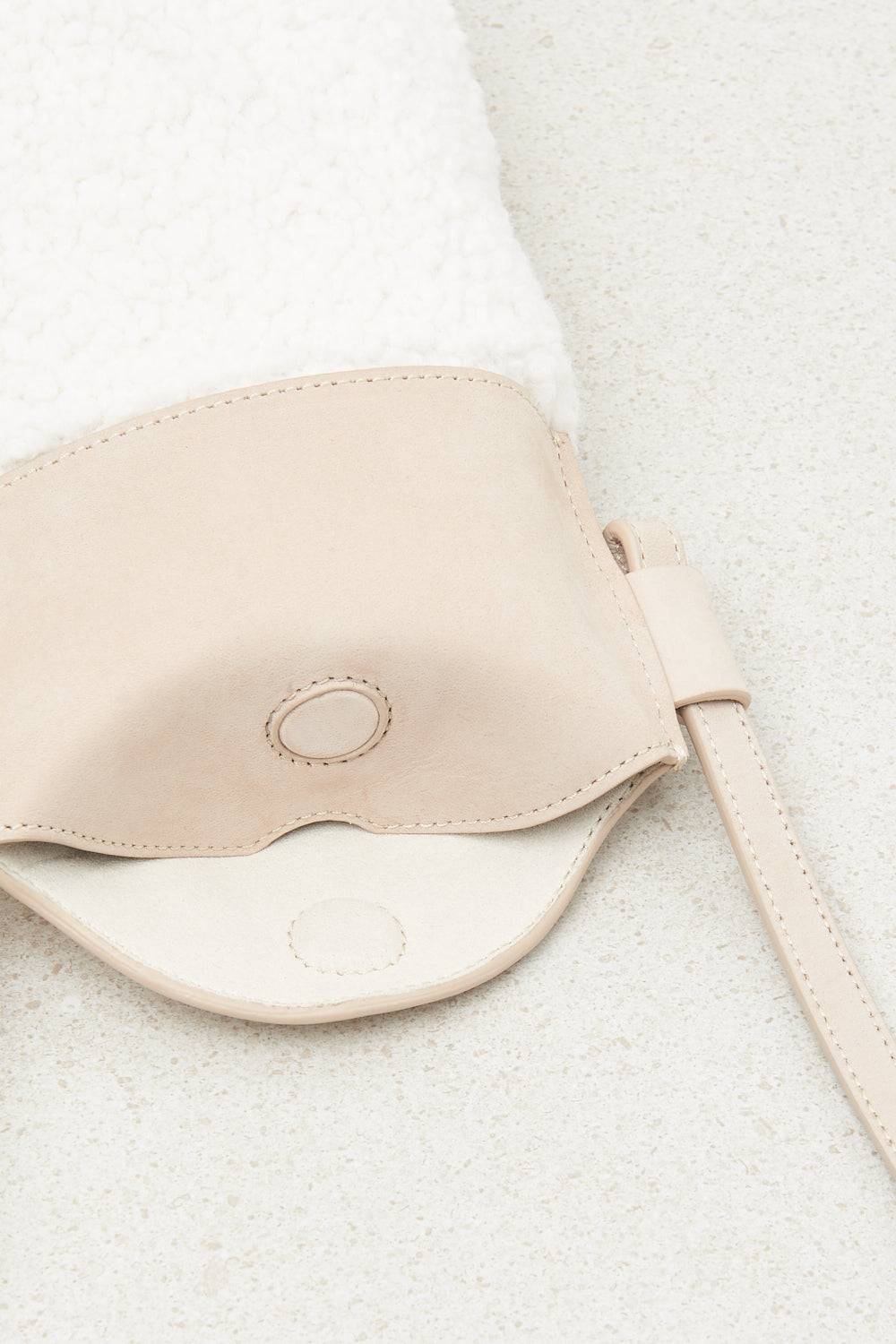 Peserico Borsa portacellulare in eco-pelliccia e vera pelle Bestseller