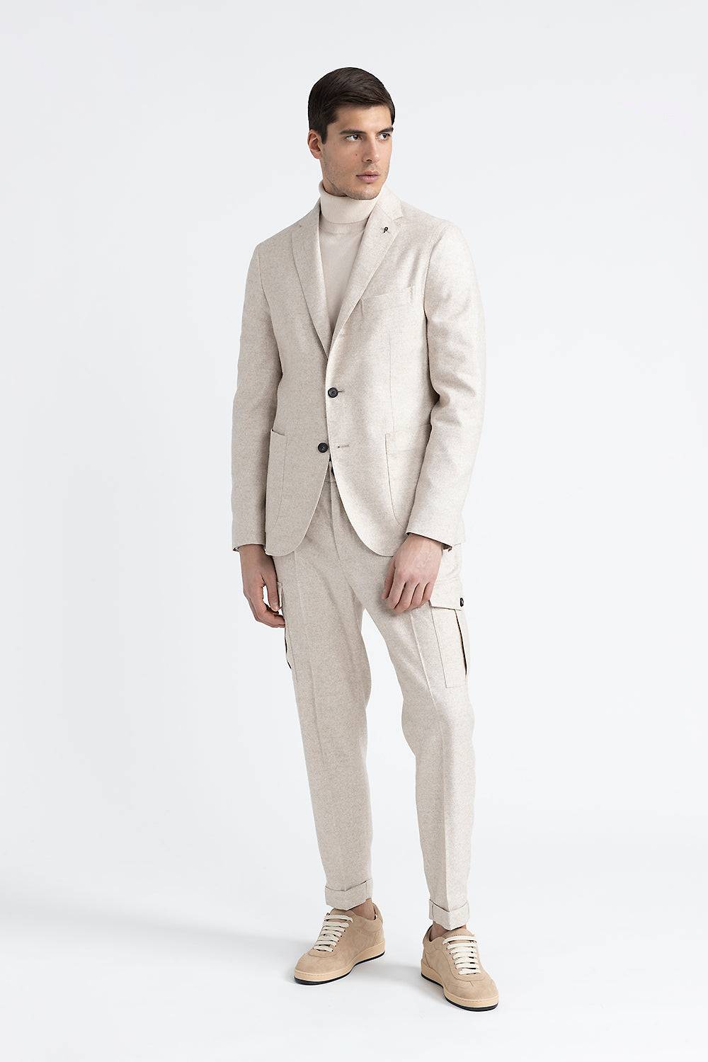 Peserico Blazer monopetto in tweed di lana, seta e cashmere Promozione Limitata