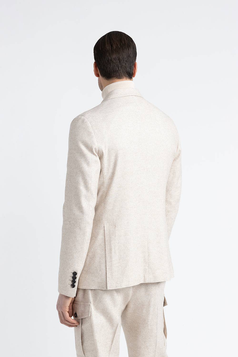 Peserico Blazer monopetto in tweed di lana, seta e cashmere Promozione Limitata