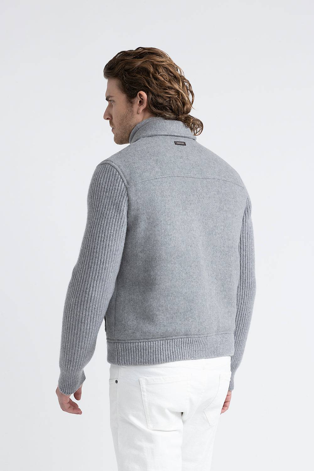 Peserico Giubbino in panno double di lana cashmere Presa
