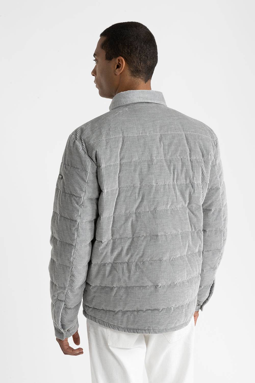 Peserico Camicia in piuma d'oca e velluto a coste Economico