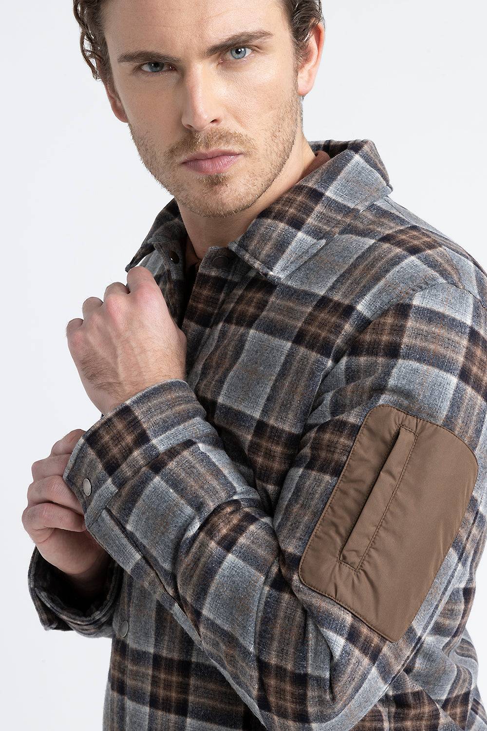 Peserico Giubbino camicia a quadri in pura lana Hotsell