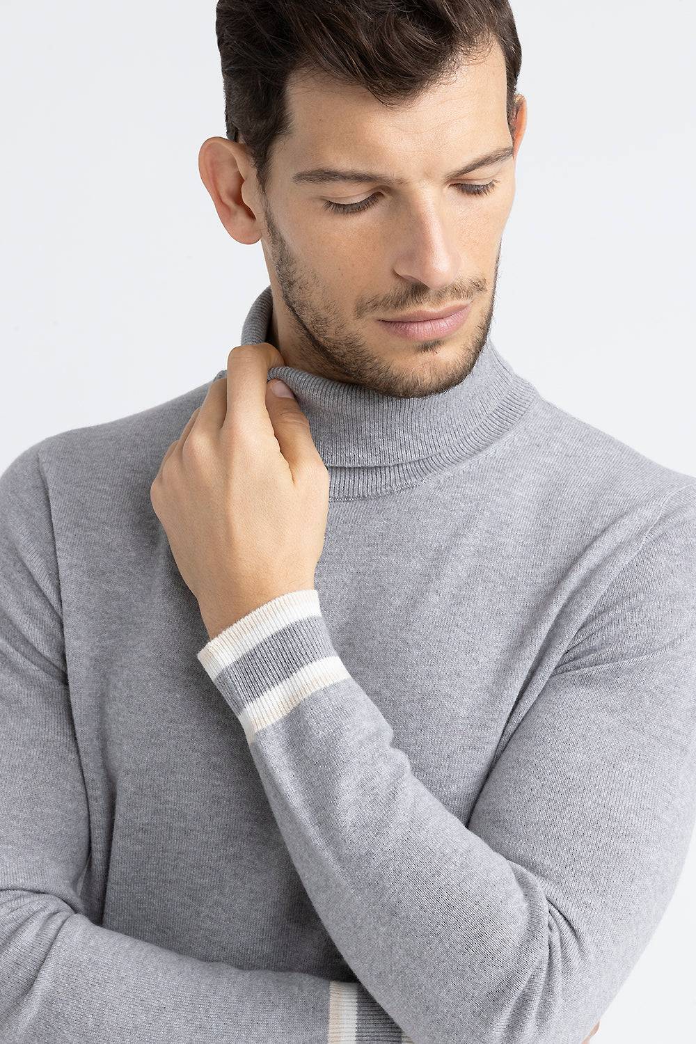Peserico Maglia collo alto in lana, seta e cashmere I Più Venduti