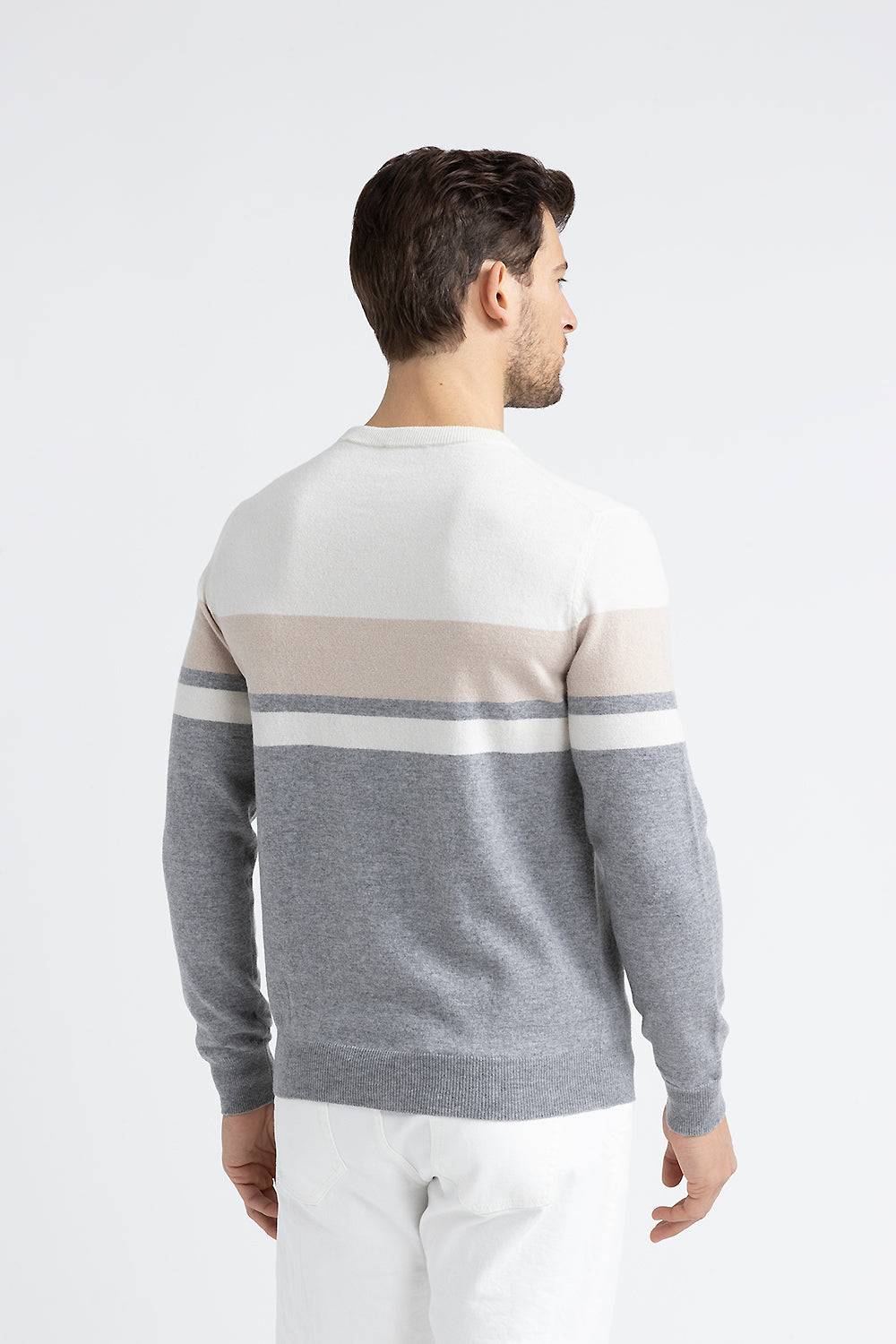 Peserico Maglia girocollo in lana merinos e cashmere Vendite Flash