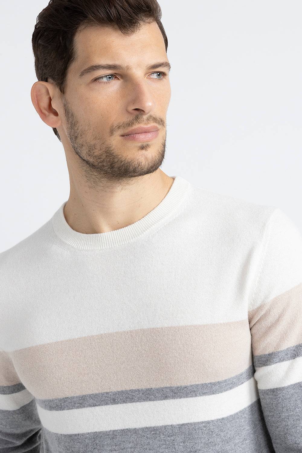 Peserico Maglia girocollo in lana merinos e cashmere Vendite Flash