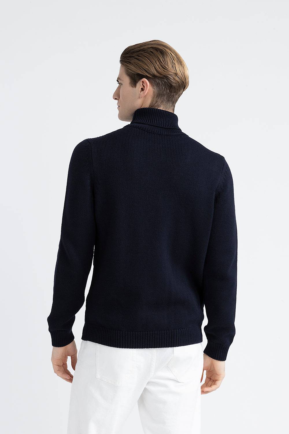 Peserico Maglia collo alto in pura lana merinos extrafine Moda